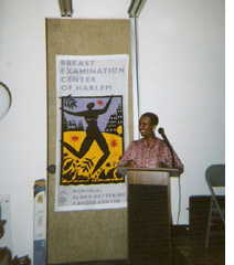 Women's Wellness Seminar October 25, 2003 at the Town Hall. Angela Darling Speaking at the Seminar.